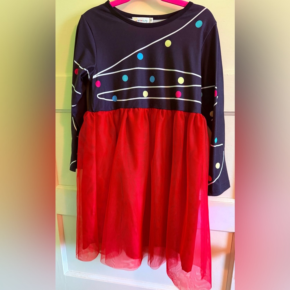 Colorful Holiday themed Kids Dress